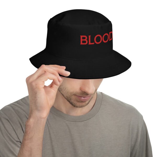 BLOOD Embroidered Bucket Hat - Image 3