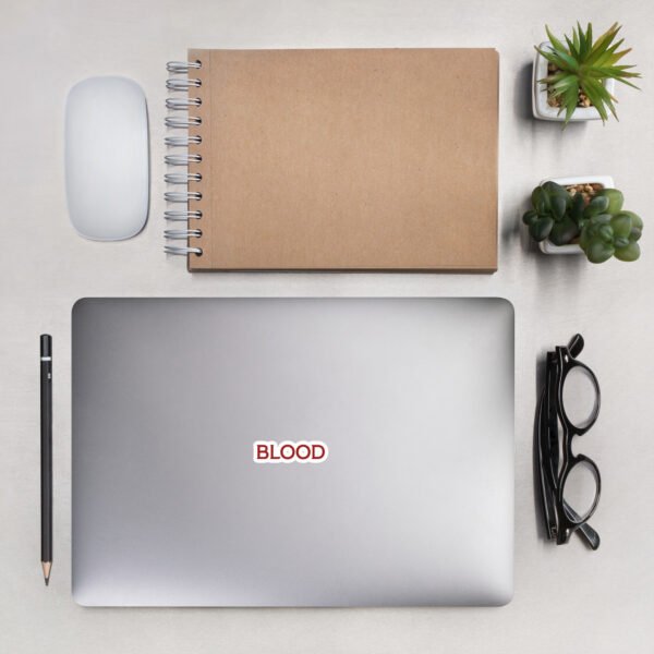 BLOOD Bubble-free stickers - Image 2