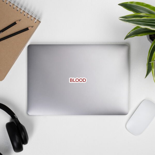 BLOOD Bubble-free stickers - Image 4