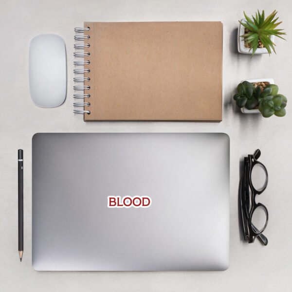 BLOOD Bubble-free stickers - Image 5